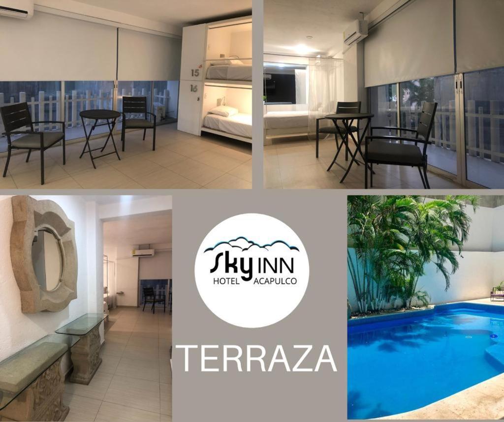 Sky Inn Acapulco Y Condominio Mediterrane Exteriér fotografie
